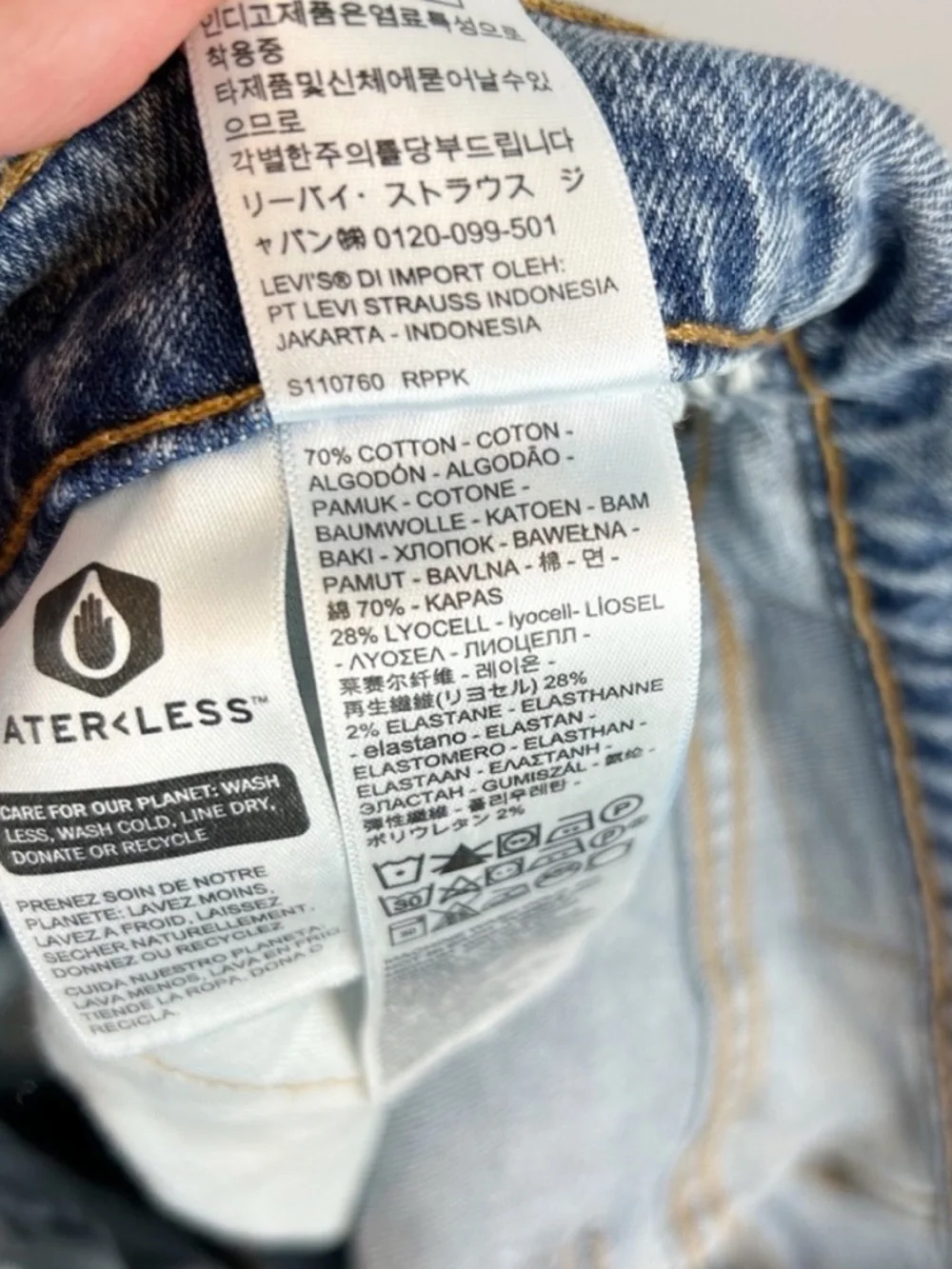 Levi's 511 Slim Straight Light Blue Jeans Men's Size 29 x 32